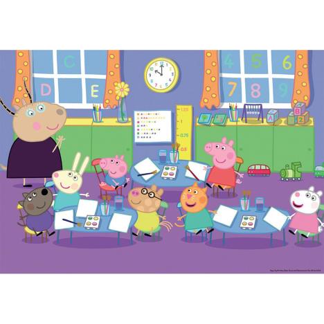 Peppa Pig At School 2 x 24pc Jigsaw Puzzles Extra Image 1